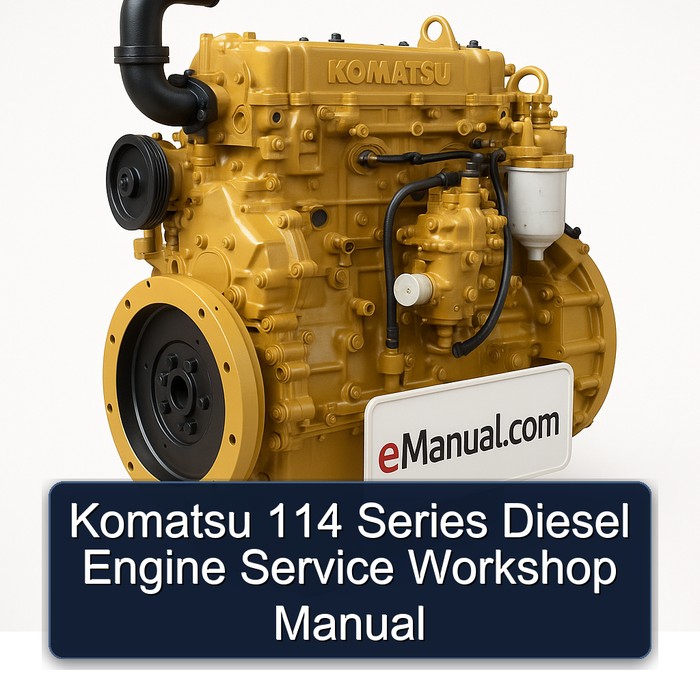 Komatsu 114 Series Diesel Engine Service Repair Workshop Manual PDF