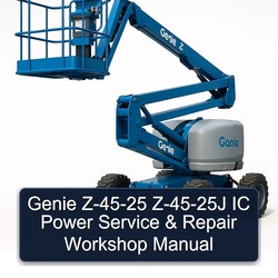 Genie Z- Z-45-25j IC Power Service Repair Workshop Manual PDF