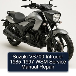 1985-1997 Suzuki Intruder VS700 - WSM Service Repair Workshop Manual PDF