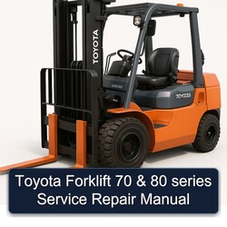 Toyota Forklift 70 80 Series Service Repair Workshop Manual PDF