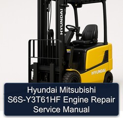 Hyundai Mitsubishi S6s-y3t61hf Engine Service Repair Workshop Manual PDF