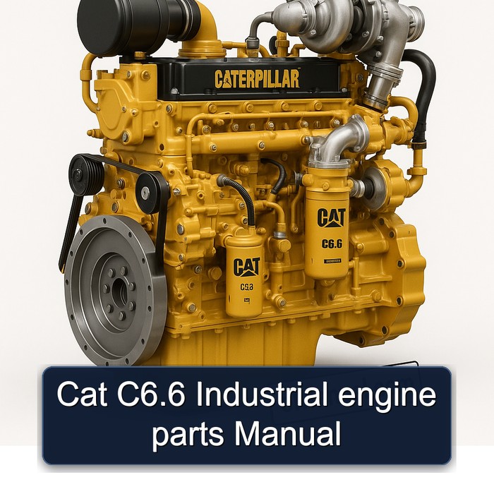 Caterpillar C6.6 CAT Industrial Engine Parts Catalog PDF