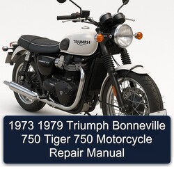 Triumph Bonneville 750 Tiger Motorcycle Service Repair Workshop Manual PDF