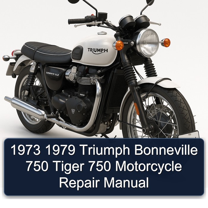 Triumph Bonneville 750 Tiger Motorcycle Service Repair Workshop Manual PDF