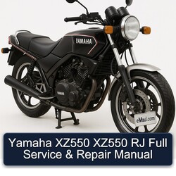 Yamaha XZ550 Service Repair Workshop Manual PDF
