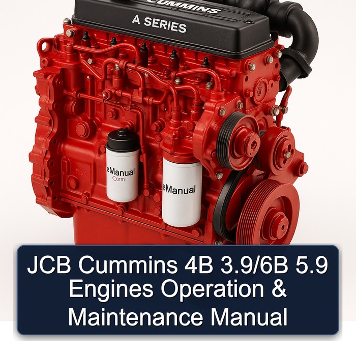 JCB Cummins 4B 3.9/6b 5.9 Engines Operation Service Repair Workshop Manual PDF