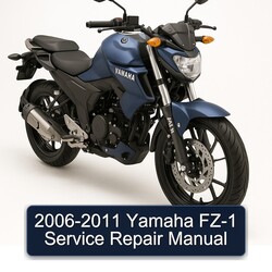 2006-2011 Yamaha FZ Models FZ-1 Service Repair Workshop Manual PDF
