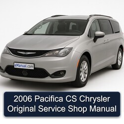 2006 Chrysler Pacifica CS Original Shop Service Repair Workshop Manual PDF