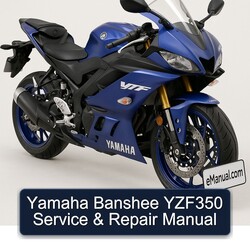 Yamaha Banshee YZF350 Service Repair Workshop Manual PDF