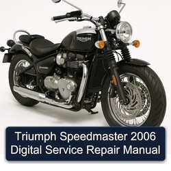 2006 Triumph Speedmaster Digital Service Repair Workshop Manual PDF
