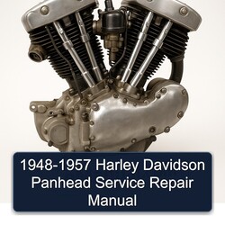 1957 Harley Davidson Model 125 1948- Panhead Service Repair Workshop Manual PDF