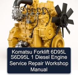 Komatsu Forklift 6d95l S6d95l 1 Diesel Engine Service Repair Workshop Manual PDF