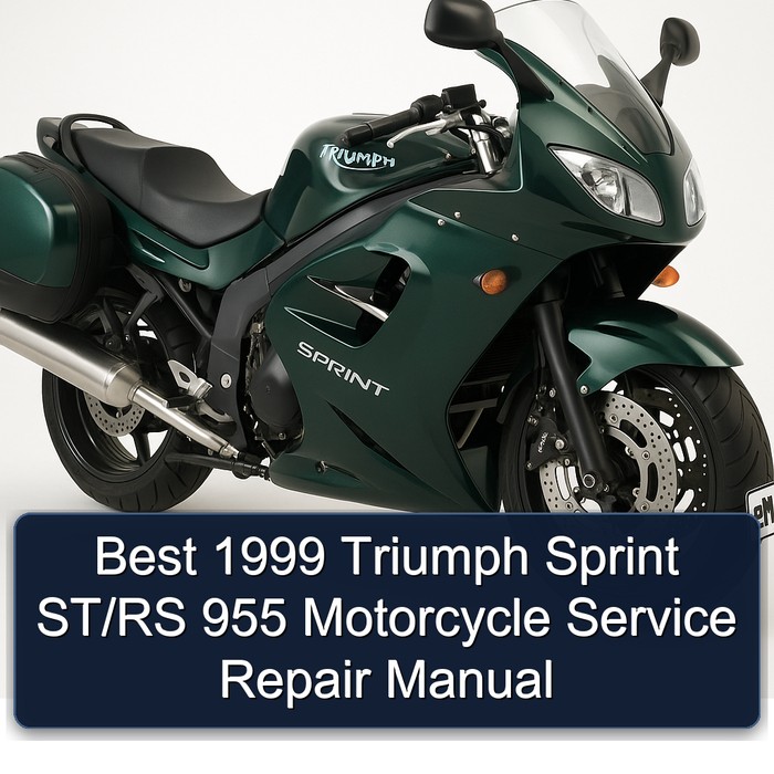 1999 Triumph Sprint Best St/rs 955 Motorcycle Service Repair Workshop Manual PDF