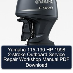 1998 Yamaha 115-130 HP 2-stroke Outboard Service Repair Workshop Manual PDF