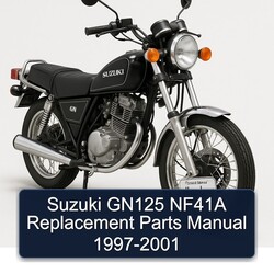 1997-2001 Suzuki GN Series GN125 NF41A Replacement Parts Catalog PDF