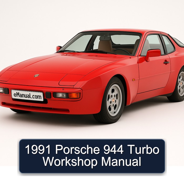 1991 Porsche 944 Turbo Service Repair Workshop Manual PDF