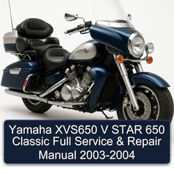 2003-2004 Aprilia Classic Yamaha XVS650 V Star 650 Service Repair Workshop Manual PDF