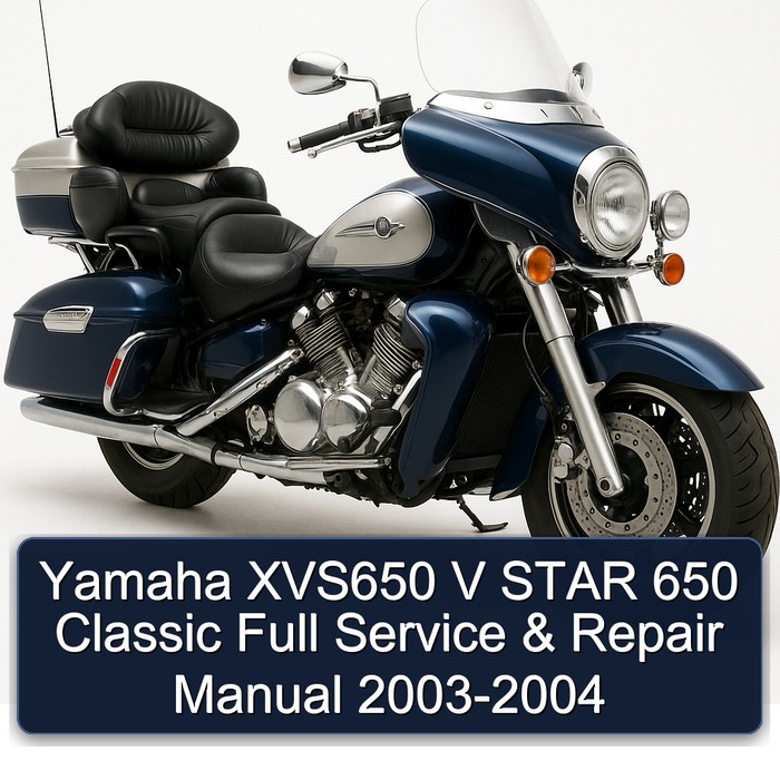 2003-2004 Aprilia Classic Yamaha XVS650 V Star 650 Service Repair Workshop Manual PDF
