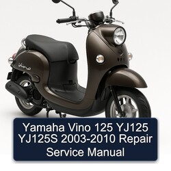 2003-2010 Yamaha Vino 125 YJ125 YJ125S Service Repair Workshop Manual PDF