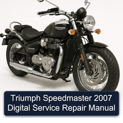 2007 Triumph Speedmaster Digital Service Repair Workshop Manual PDF