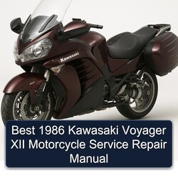 1986 Best Kawasaki Voyager XII Motorcycle Service Repair Workshop Manual PDF