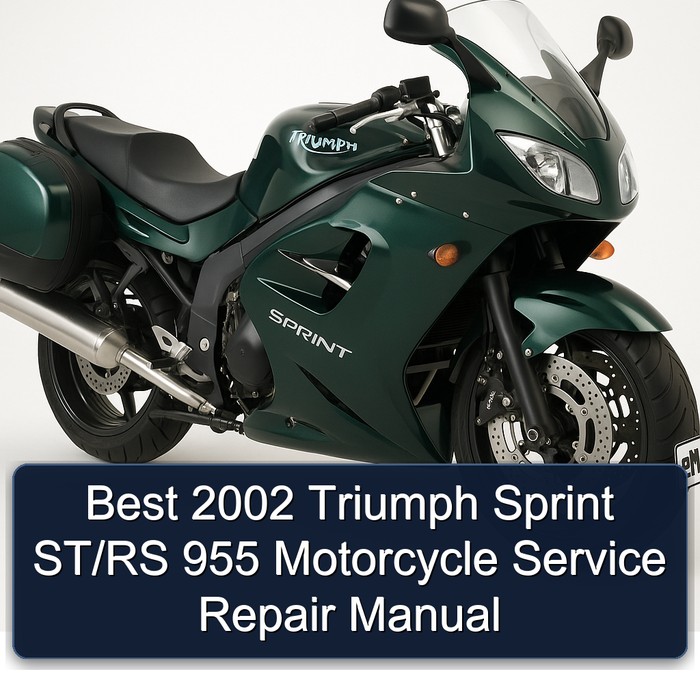 2002 Triumph Sprint Best St/rs 955 Motorcycle Service Repair Workshop Manual PDF