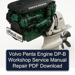 Volvo Penta Engine DP-B Service Repair Workshop Manual PDF