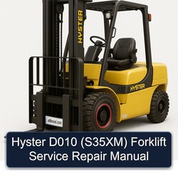 Hyster D010 (S35XM) Forklift Service Repair Workshop Manual PDF