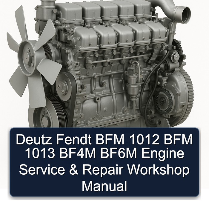 Deutz Fendt BFM 1012 1013 BF4M BF6M Engine Service Repair Workshop Manual PDF