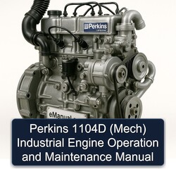 Perkins 100 Series 1104D (MECH) Industrial Engine Operation Mech Maintenance Service Repair Workshop Manual PDF