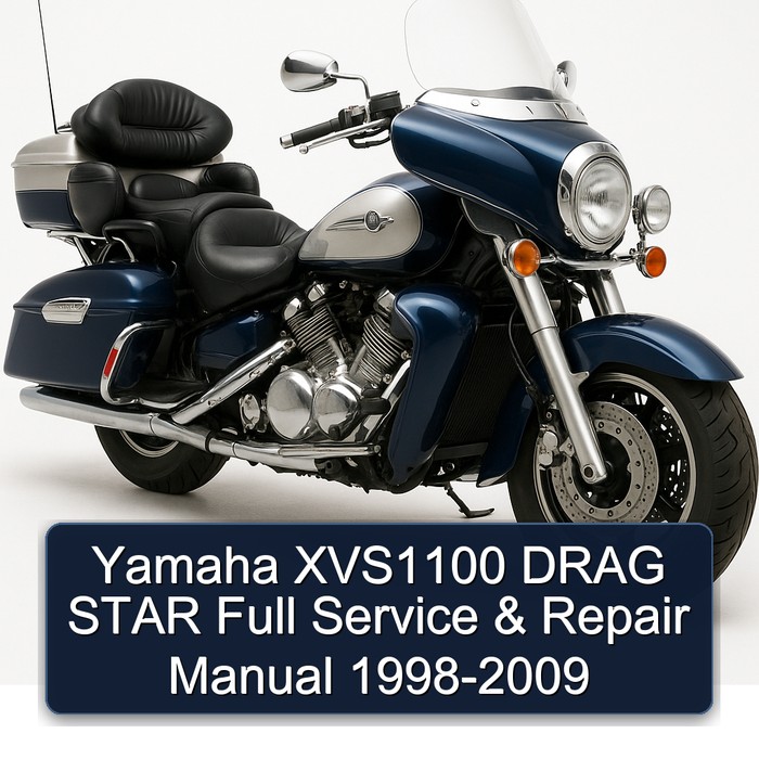 1998-2009 Yamaha Royal Star Venture XVS1100 Drag Service Repair Workshop Manual PDF