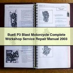 2003 Buell Blast P3 Motorcycle Service Repair Workshop Manual PDF