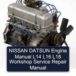 Nissan L14 Datsun Engine L16 L18 Service Repair Workshop Manual PDF