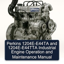 Perkins 100 Series 1204E-E44TA 1204e-e44tta Industrial Engine Operation Maintenance Service Repair Workshop Manual PDF