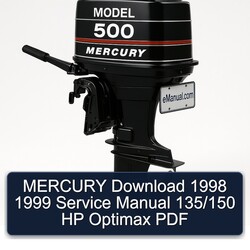 1998-1999 Mercury 135/150 HP Optimax Service Repair Workshop Manual PDF