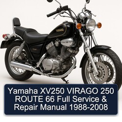 1988-2008 Yamaha Virago XV250 250 Route 66 Service Repair Workshop Manual PDF