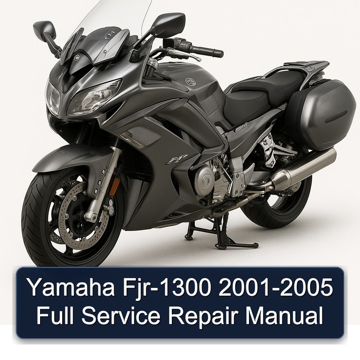 2001-2005 Yamaha FJR Models FJR-1300 Service Repair Workshop Manual PDF