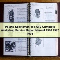 1996-1998 Polaris Sportsman 4x4 ATV Service Repair Workshop Manual PDF