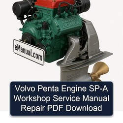 Volvo Penta Engine SP Service Repair Workshop Manual PDF