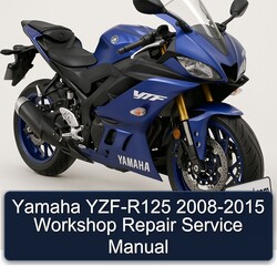 2008-2015 Yamaha YZF Models YZF-R125 Service Repair Workshop Manual PDF