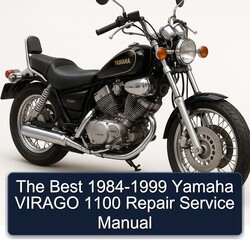 1984-1999 Yamaha Virago Best - 1100 Service Repair Workshop Manual PDF