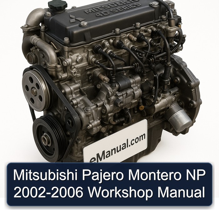 2002-2006 Mitsubishi Pajero Montero NP Service Repair Workshop Manual PDF