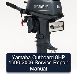 1996-2006 Yamaha Outboard 8HP Service Repair Workshop Manual PDF