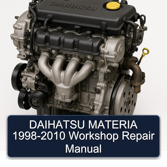 1998-2010 Daihatsu K3 Materia Service Repair Workshop Manual PDF