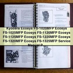 Kyocera Ecosys Fs-1020mfp Fs-1325mfp Service Repair Workshop Manual PDF