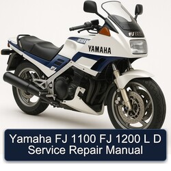 Yamaha FJ Models 1100 1200 L D Service Repair Workshop Manual PDF
