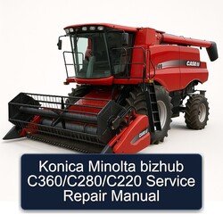 Konica Minolta Bizhub C360/c280/c220 Service Repair Workshop Manual PDF