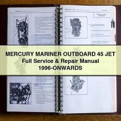 1996 Mercury Mariner Outboard 45 JET -onwards Service Repair Workshop Manual PDF