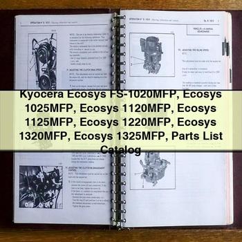 Kyocera Ecosys Fs-1020mfp, 1025mfp, 1120mfp, 1125mfp, 1220mfp, 1320mfp, 1325MFP Catalog Parts PDF