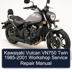 1985-2001 Kawasaki Vulcan VN750 Twin Service Repair Workshop Manual PDF